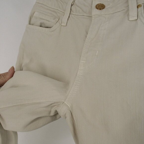 Kate Spade Broome Street Playing Hooky Cream Mid Rise Slim Fit Denim Jeans Sz 26 - Picture 4 of 11